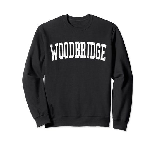 Woodbridge Va Distressed White Sweatshirt - Unique Graphic for Adults - T-Shirt, Sweatshirt, Hoodie