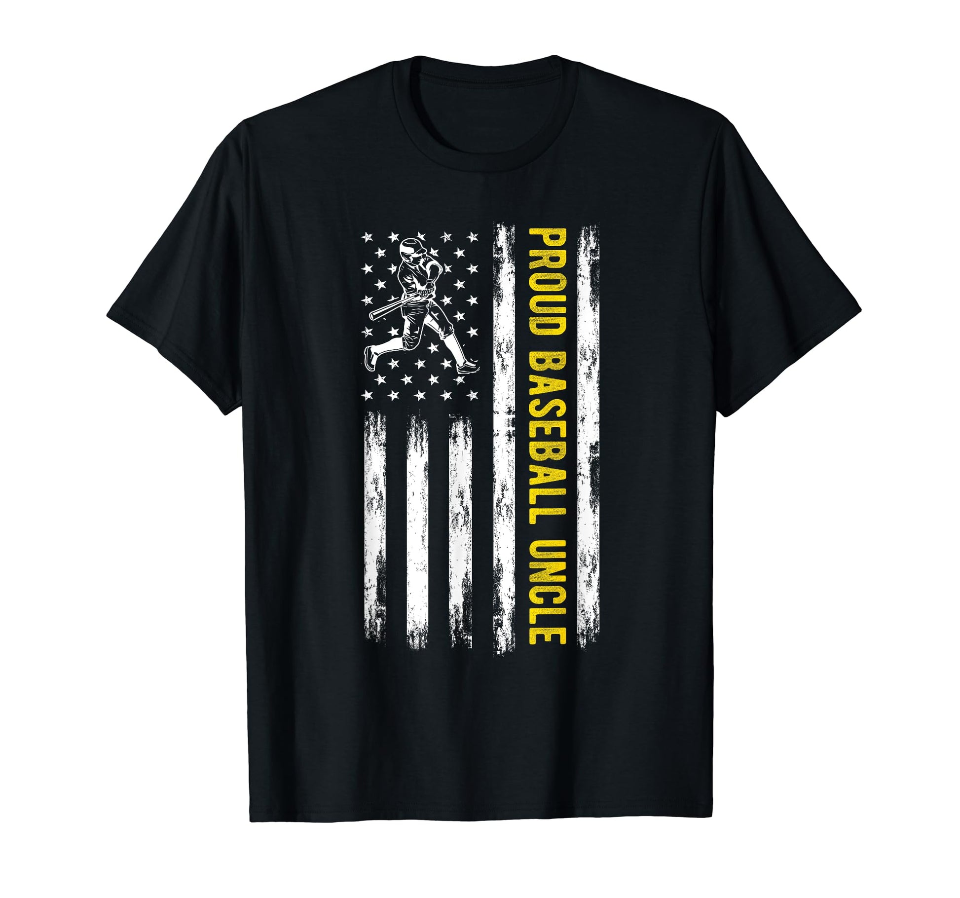 Proud Baseball Uncle Patriotic Team T-Shirt - Minimalist Print for Adults - T-Shirt, Sweatshirt, Hoodie