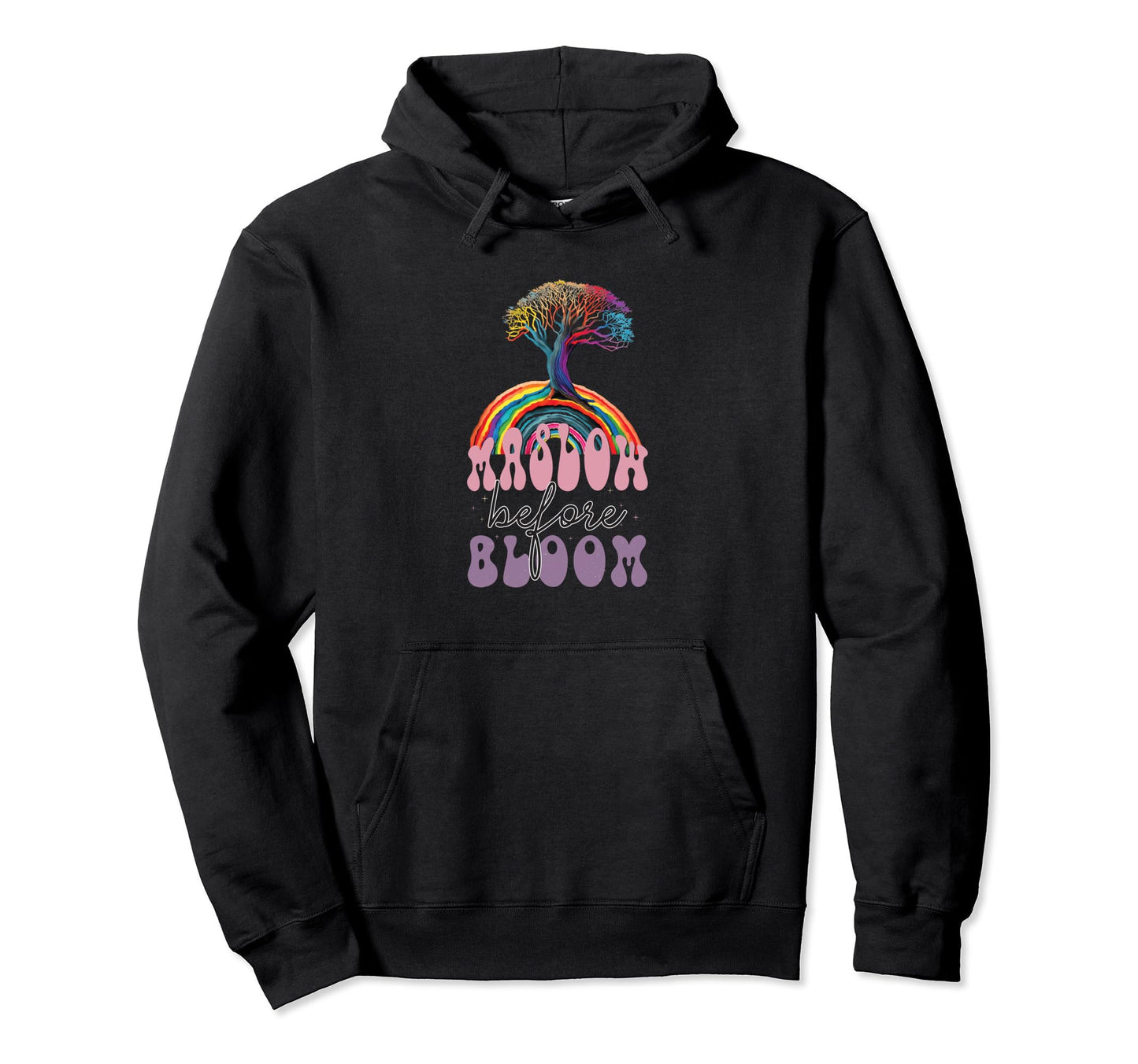 Maslow Before Blooms Rainbow Autism Awareness Hoodie - Graphic Print Unisex - T-Shirt, Sweatshirt, Hoodie