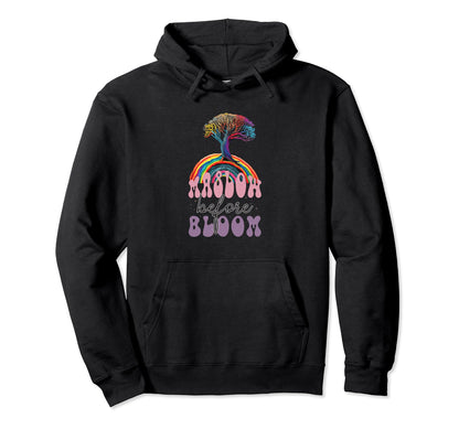 Maslow Before Blooms Rainbow Autism Awareness Hoodie - Graphic Print Unisex - T-Shirt, Sweatshirt, Hoodie