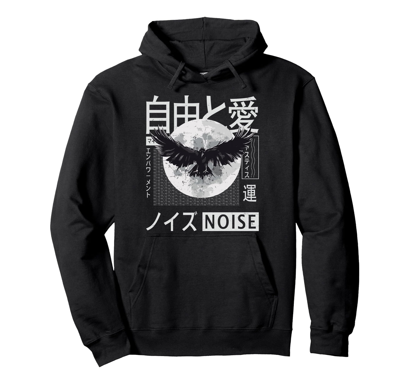 Vaporwave Aesthetic Japanese Korean Moon Hoodie - Streetwear Style Unisex - T-Shirt, Sweatshirt, Hoodie
