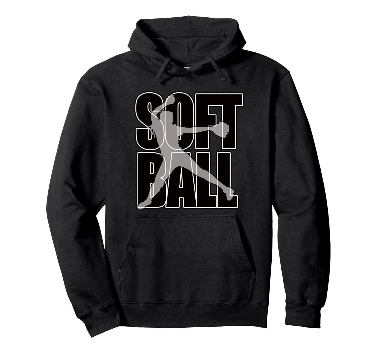 Softball Pitcher Great Teen Player Hoodie - Unique Graphic Men Women - T-Shirt, Sweatshirt, Hoodie