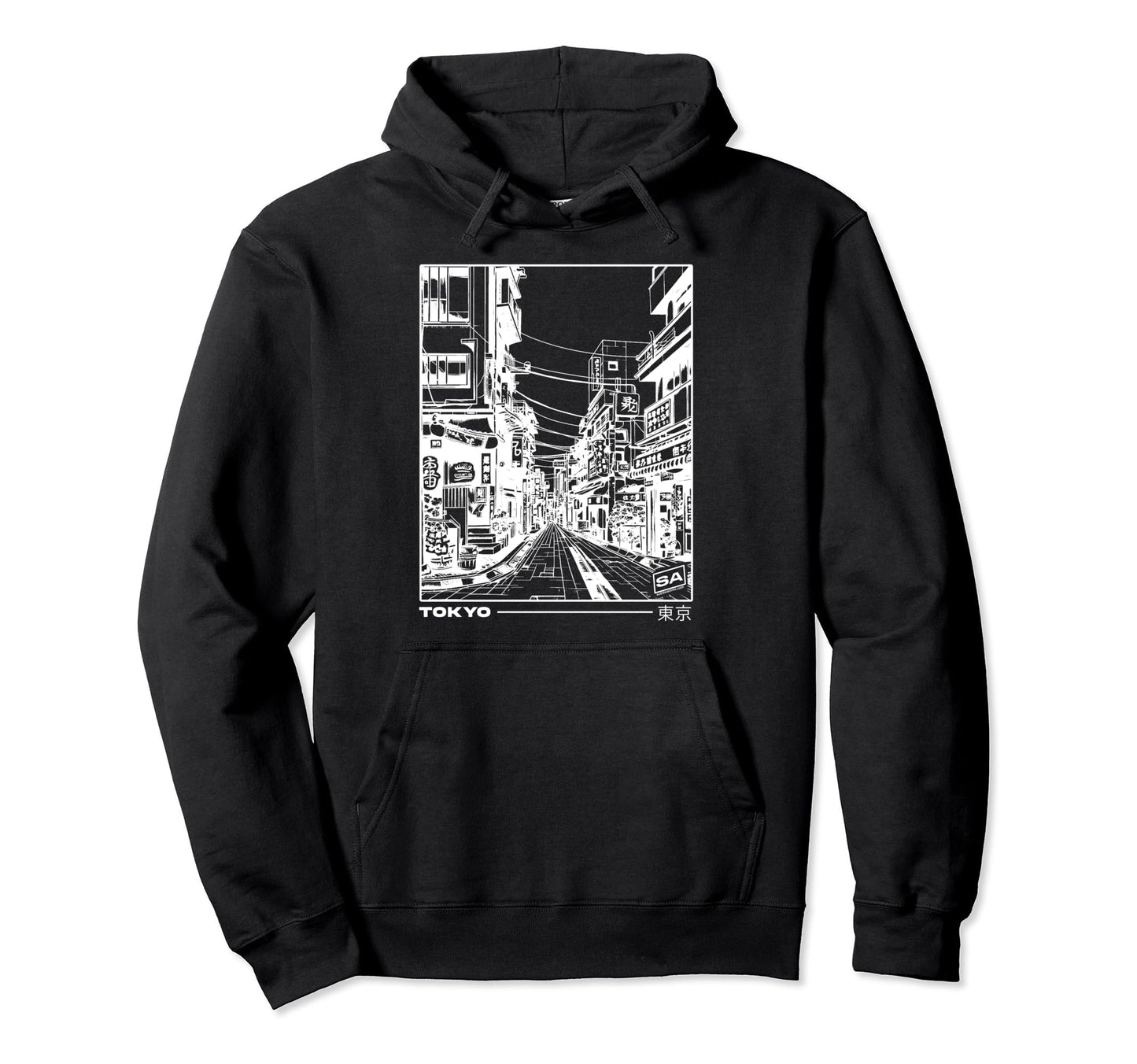 Japan Streets 90S Tokyo Japanese Lofi Hoodie - Streetwear Style for Adults - T-Shirt, Sweatshirt, Hoodie
