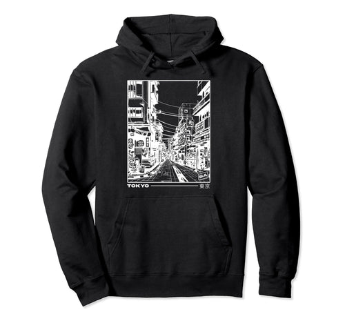 Japan Streets 90S Tokyo Japanese Lofi Hoodie - Streetwear Style for Adults - T-Shirt, Sweatshirt, Hoodie
