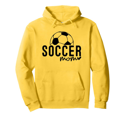Soccer Mom Mommy Mother Game Day Fan Hoodie - Minimalist Print for Adults - T-Shirt, Sweatshirt, Hoodie