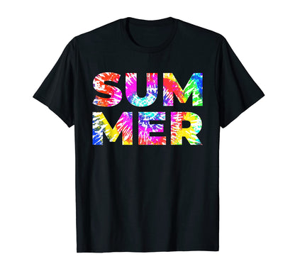 Womens Summer Tie Dye Hippie Rainbow T-Shirt - Novelty Apparel Unisex - T-Shirt, Sweatshirt, Hoodie