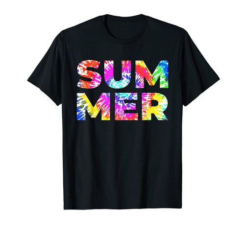 Womens Summer Tie Dye Hippie Rainbow T-Shirt - Novelty Apparel Unisex - T-Shirt, Sweatshirt, Hoodie