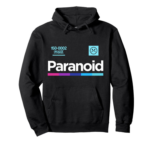 Paranoid Aesthetic Vaporwave Hoodie - Graphic Print Unisex - T-Shirt, Sweatshirt, Hoodie