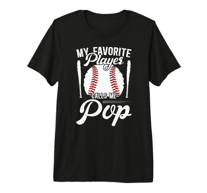 Mens My Favorite Baseball Player Pop T-Shirt - Fun Novelty Design Unisex - T-Shirt, Sweatshirt, Hoodie