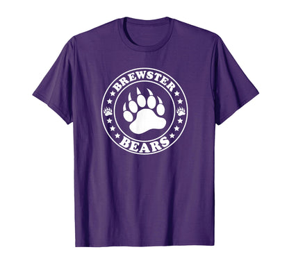 Brewster Bears Team Spirit School T-Shirt - Casual Everyday Wear Men Women - T-Shirt, Sweatshirt, Hoodie