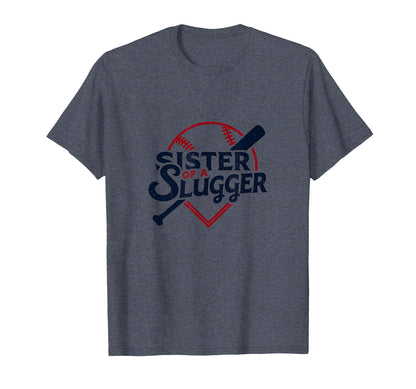 Baseball Sister Sister Slugger Sports T-Shirt - Novelty Apparel Men Women - T-Shirt, Sweatshirt, Hoodie