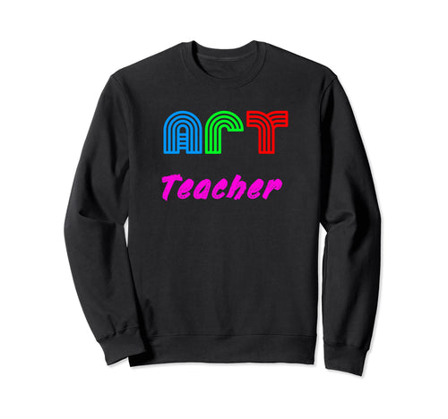 Teacher Peace Love Art Sweatshirt - Novelty Apparel for Adults - T-Shirt, Sweatshirt, Hoodie