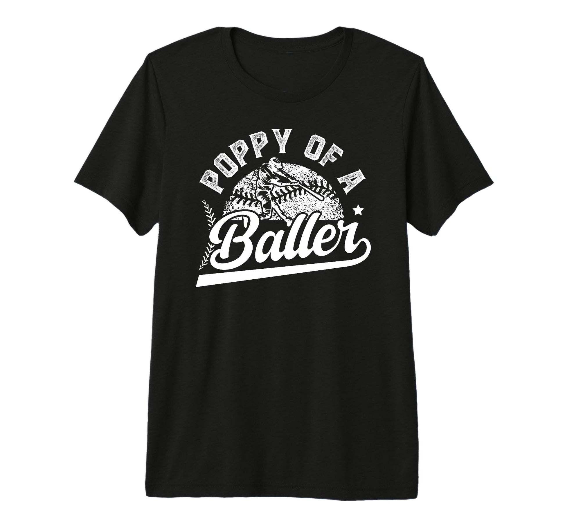 Mens Poppy Baller Baseball Poppy T-Shirt - Fun Novelty Design Unisex - T-Shirt, Sweatshirt, Hoodie