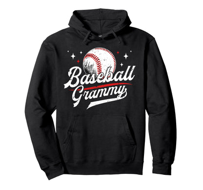 Baseball Grammy Baseball Player Grammy Hoodie - Graphic Print Men Women - T-Shirt, Sweatshirt, Hoodie