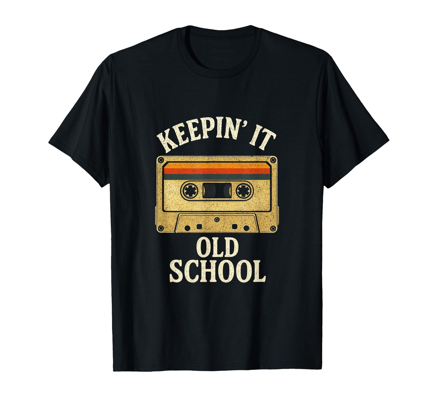 Keepin It Old School Mixtape 80S 90S T-Shirt - Fun Novelty Design Unisex - T-Shirt, Sweatshirt, Hoodie