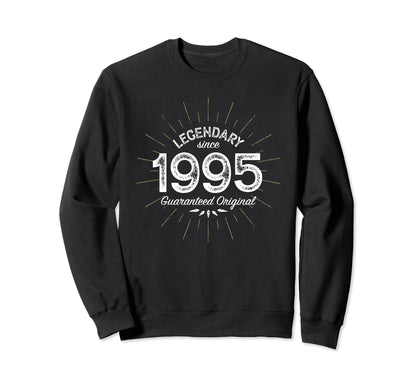 Legendary Since 1995 Birth Year Sweatshirt - Minimalist Print Unisex - T-Shirt, Sweatshirt, Hoodie
