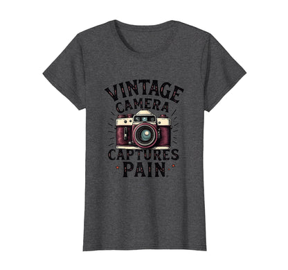 Camera Captures Pain Emo T-Shirt - Minimalist Print Men Women - T-Shirt, Sweatshirt, Hoodie