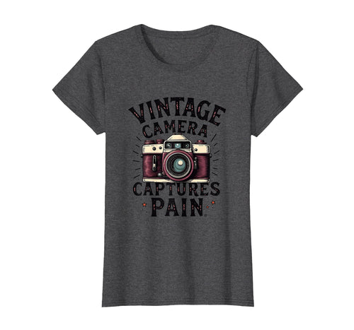 Camera Captures Pain Emo T-Shirt - Minimalist Print Men Women - T-Shirt, Sweatshirt, Hoodie
