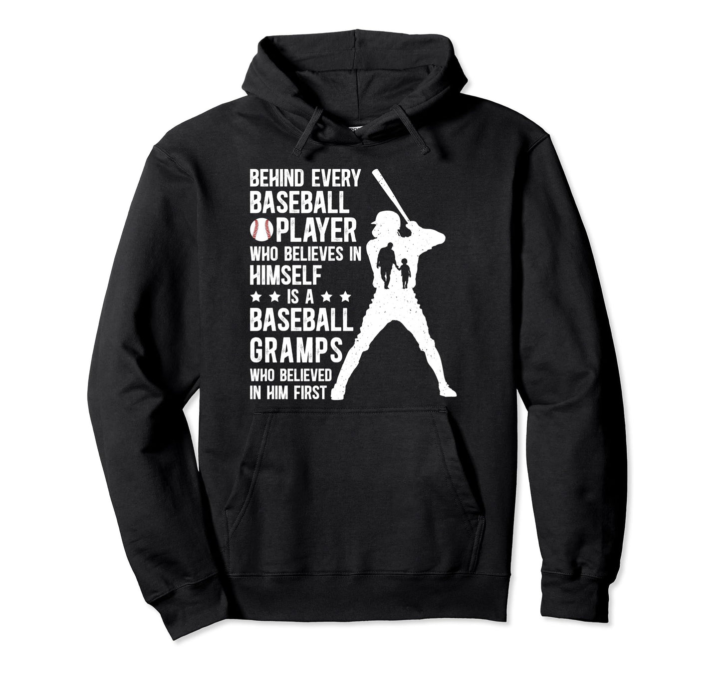 Baseball Gramps Who Believed Hoodie - Casual Everyday Wear for Adults - T-Shirt, Sweatshirt, Hoodie