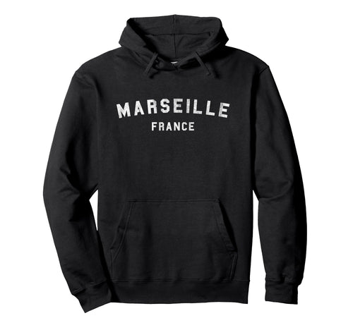 Varsity Marseille France Hoodie - Aesthetic Graphic Unisex - T-Shirt, Sweatshirt, Hoodie
