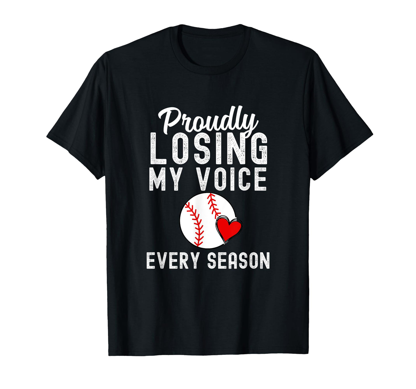 Baseball Mom Life Proudly Losing T-Shirt - Fun Novelty Design for Adults - T-Shirt, Sweatshirt, Hoodie