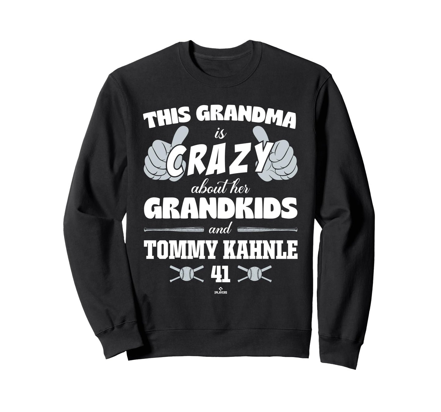 Grandma Crazy Tommy Kahnle New Sweatshirt - Casual Everyday Wear Unisex - T-Shirt, Sweatshirt, Hoodie