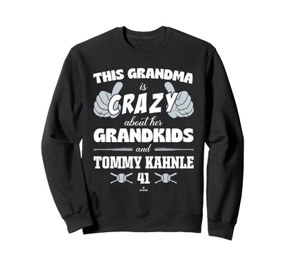 Grandma Crazy Tommy Kahnle New Sweatshirt - Casual Everyday Wear Unisex - T-Shirt, Sweatshirt, Hoodie