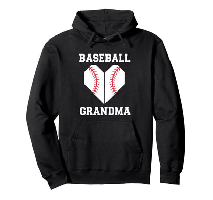 Grandmother Baseball Grandma Hoodie - Custom Art Print Men Women - T-Shirt, Sweatshirt, Hoodie
