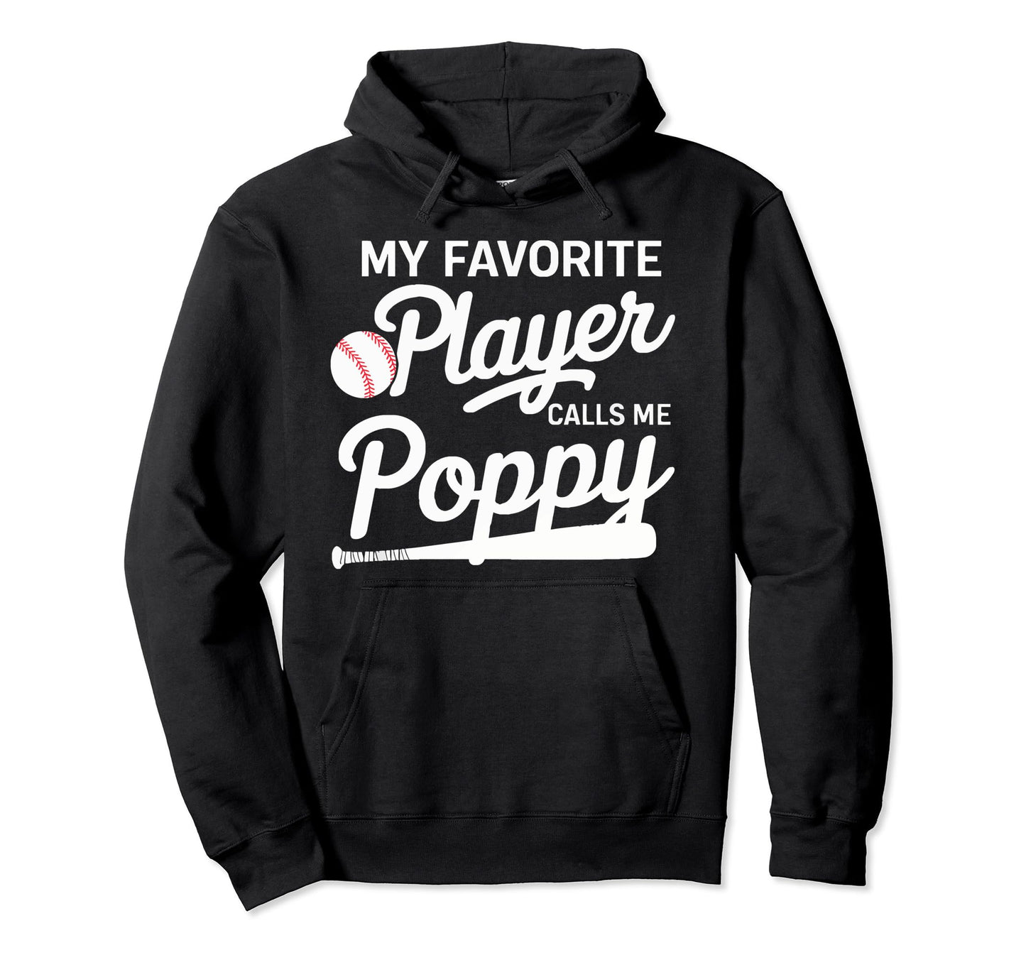 Baseball Grandpa Grandfather Gramps Hoodie - Custom Art Print for Adults - T-Shirt, Sweatshirt, Hoodie
