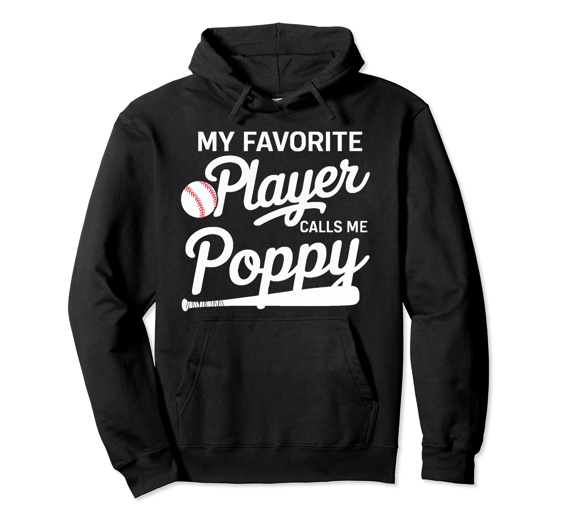Baseball Grandpa Grandfather Gramps Hoodie - Custom Art Print for Adults - T-Shirt, Sweatshirt, Hoodie