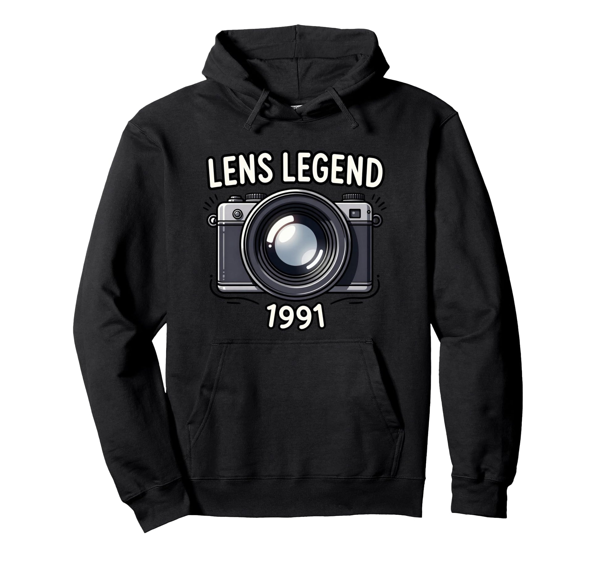 Camera Photography Enthusiast 1991 Hoodie - Graphic Print Men Women - T-Shirt, Sweatshirt, Hoodie