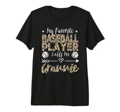 My Favorite Baseball Player Calls T-Shirt - Fun Novelty Design Men Women - T-Shirt, Sweatshirt, Hoodie