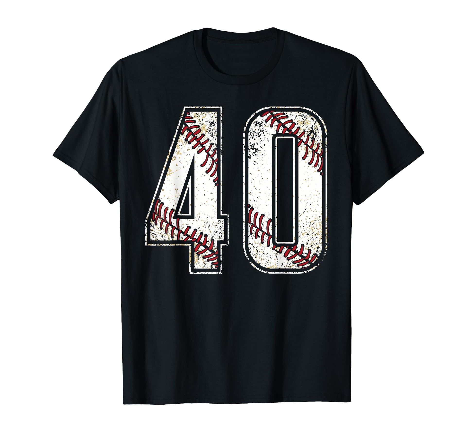 40 Baseball Jersey Number 40 Birthday T-Shirt - Fun Novelty Design Unisex - T-Shirt, Sweatshirt, Hoodie