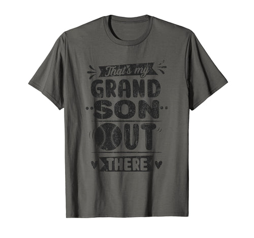Thats My Grandson Out There Baseball T-Shirt - Unique Graphic for Adults - T-Shirt, Sweatshirt, Hoodie