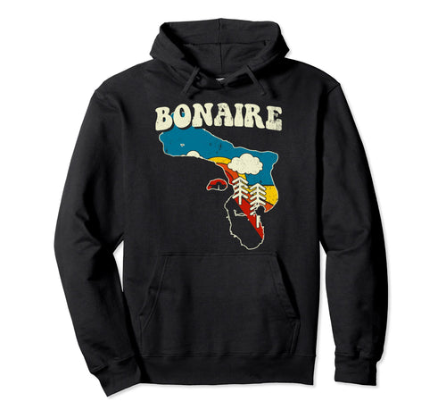 Bonaire Bonairian Country Rainbow 70S Hoodie - Streetwear Style for Adults - T-Shirt, Sweatshirt, Hoodie
