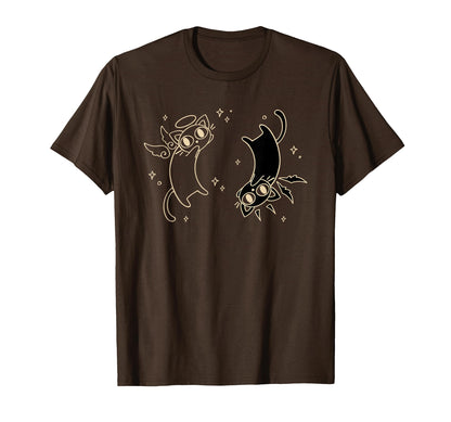 Y2K 90S Ying Yang Cat Tomcat Evil And T-Shirt - Graphic Print Men Women - T-Shirt, Sweatshirt, Hoodie