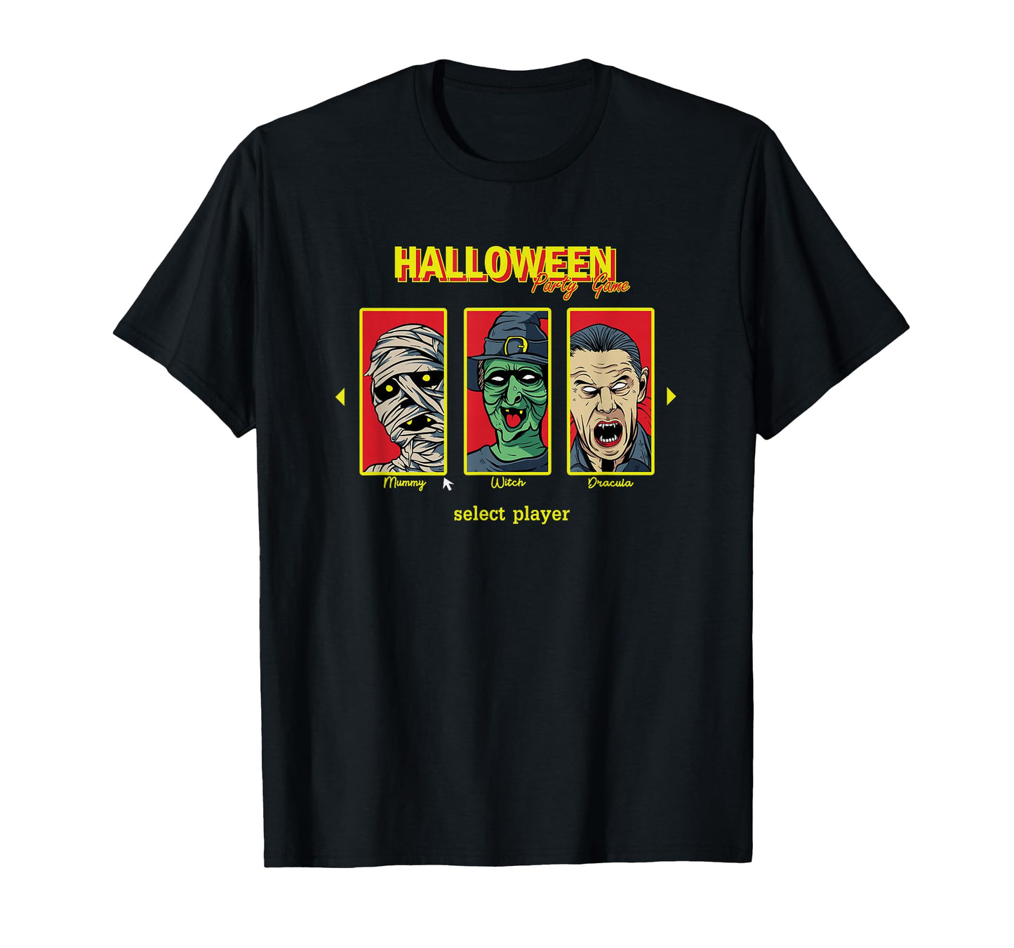 Halloween Costume Select Player T-Shirt - Fun Novelty Design Unisex - T-Shirt, Sweatshirt, Hoodie