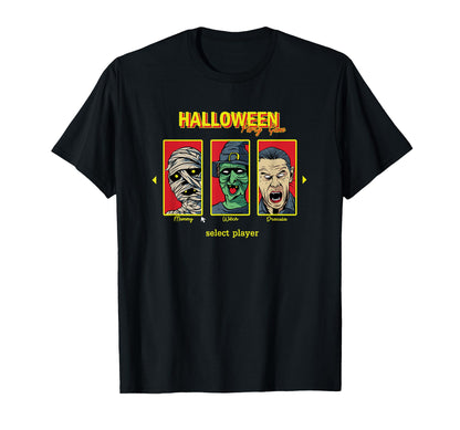 Halloween Costume Select Player T-Shirt - Fun Novelty Design Unisex - T-Shirt, Sweatshirt, Hoodie