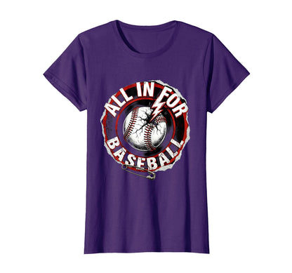 All Baseball Mom T-Shirt - Novelty Apparel Unisex - T-Shirt, Sweatshirt, Hoodie