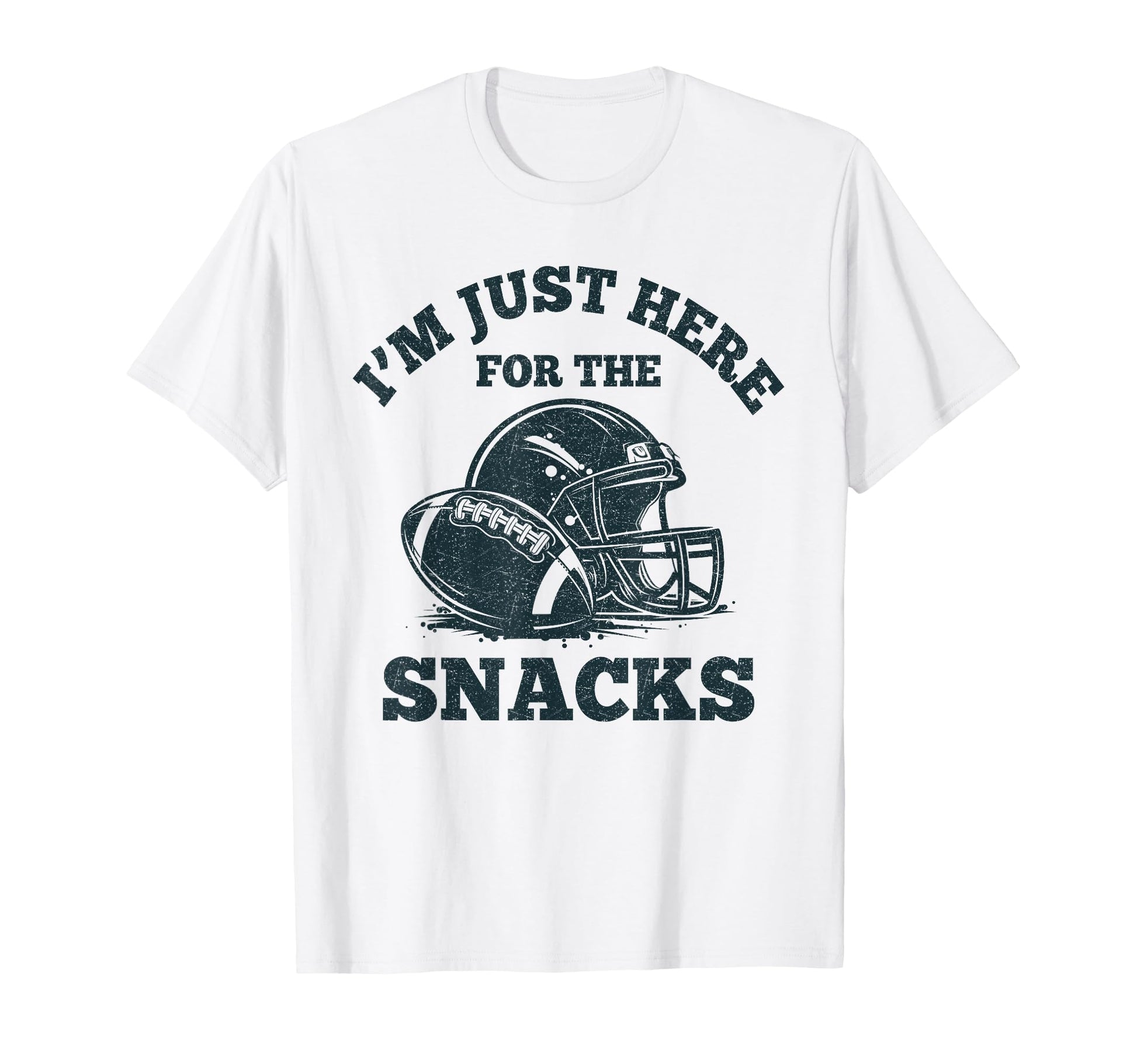 Im Just Here Snacks Football Mom T-Shirt - Aesthetic Graphic for Adults - T-Shirt, Sweatshirt, Hoodie