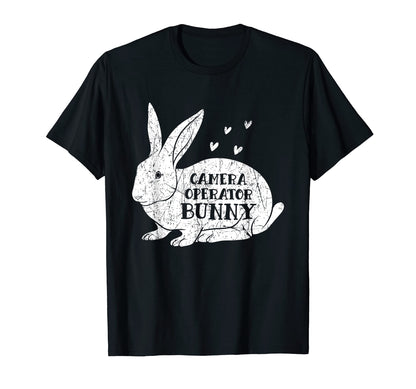 Easter Day Costume Bunny Camera T-Shirt - Aesthetic Graphic Men Women - T-Shirt, Sweatshirt, Hoodie