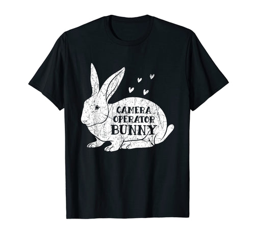 Easter Day Costume Bunny Camera T-Shirt - Aesthetic Graphic Men Women - T-Shirt, Sweatshirt, Hoodie
