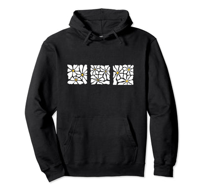 Pretty Boho Daisies Flowers Daisy Hoodie - Fun Novelty Design Unisex - T-Shirt, Sweatshirt, Hoodie