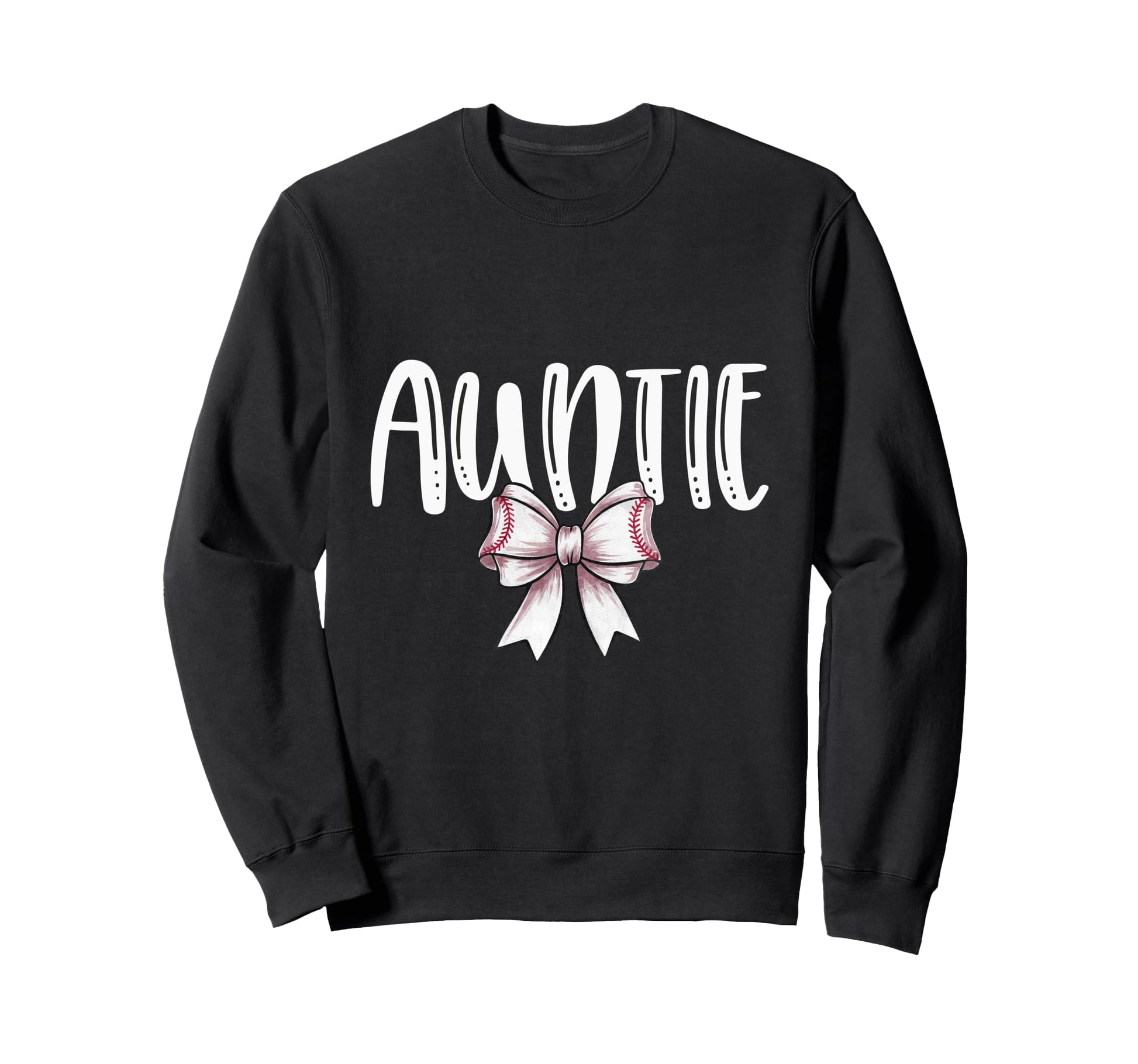 Coquette Baseball Auntie Spirit Sweatshirt - Trendy Graphic Unisex - T-Shirt, Sweatshirt, Hoodie