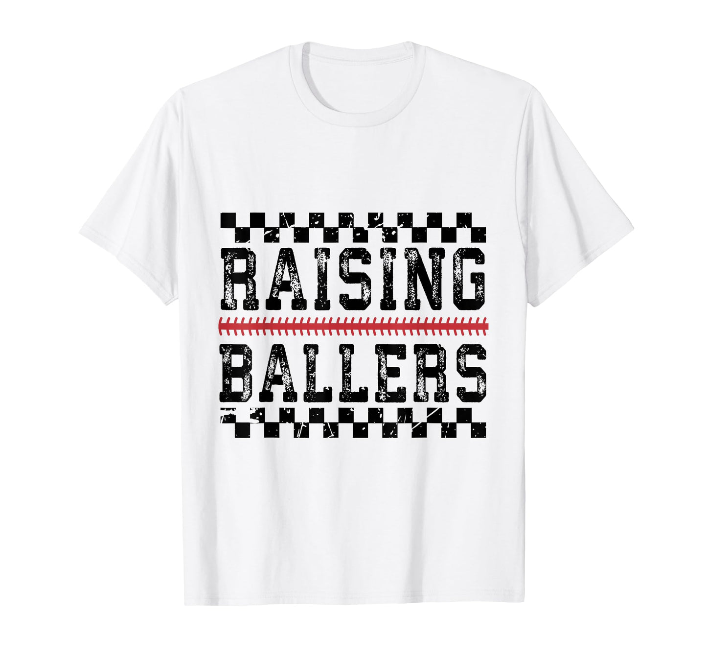 Raising Ballers Sports Parent Baseball T-Shirt - Unique Graphic Men Women - T-Shirt, Sweatshirt, Hoodie