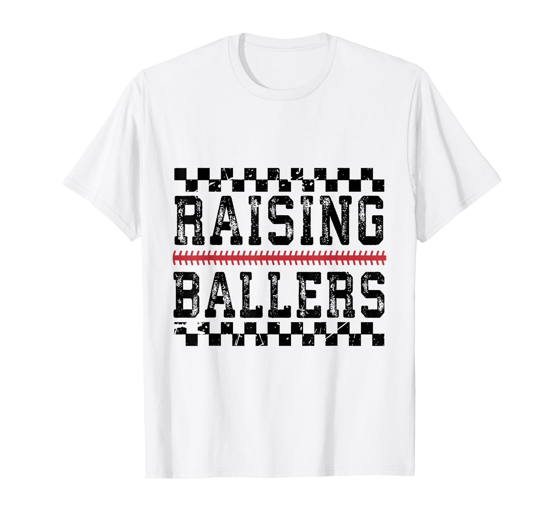 Raising Ballers Sports Parent Baseball T-Shirt - Unique Graphic Men Women - T-Shirt, Sweatshirt, Hoodie