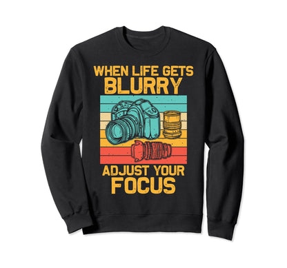 Photographer Photography Lover Sweatshirt - Casual Everyday Wear Men Women - T-Shirt, Sweatshirt, Hoodie