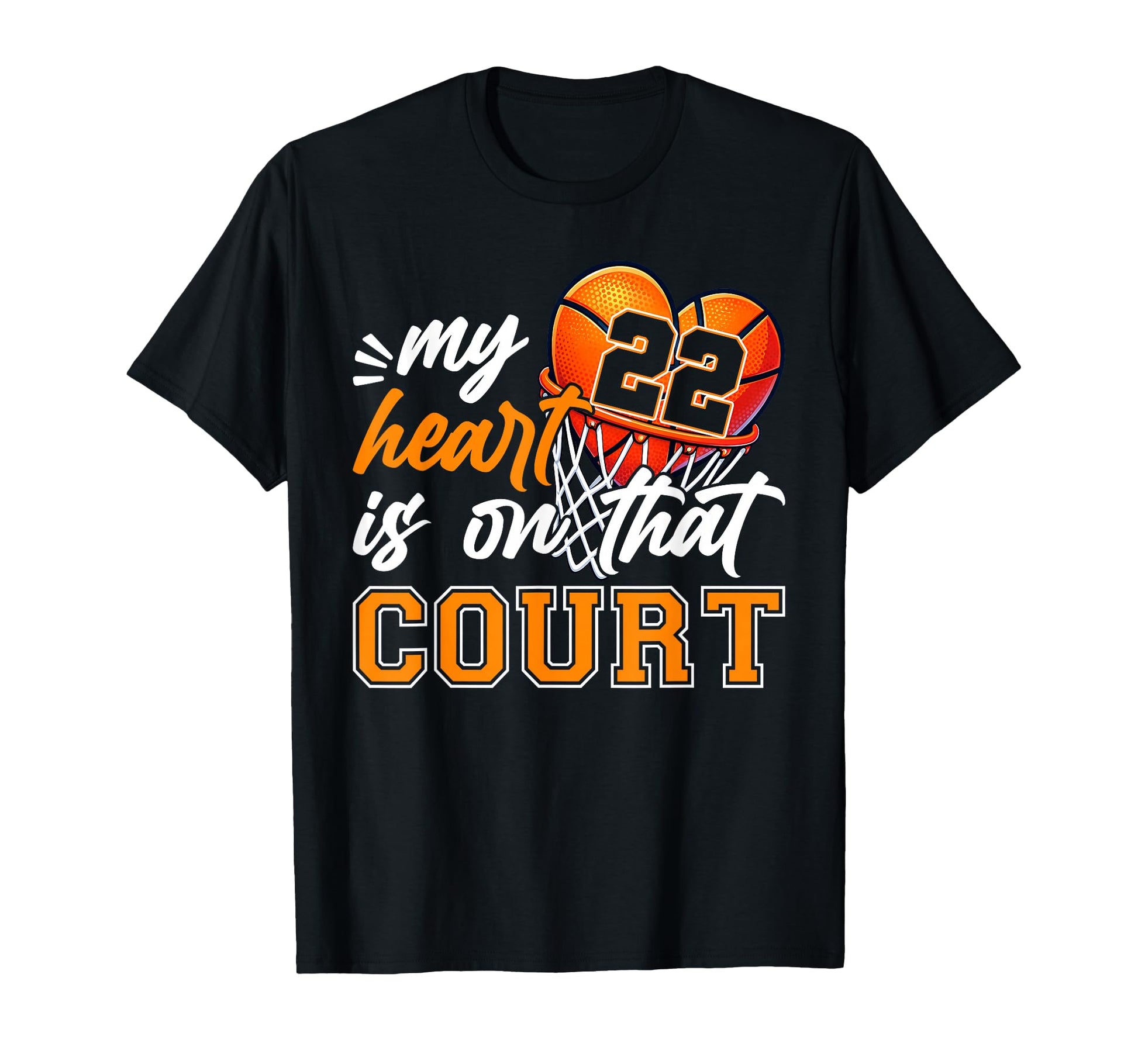 My Heart Is That Court Number 22 T-Shirt - Aesthetic Graphic Unisex - T-Shirt, Sweatshirt, Hoodie