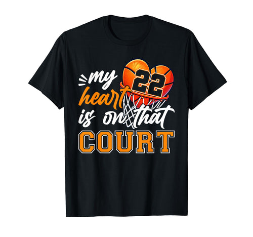 My Heart Is That Court Number 22 T-Shirt - Aesthetic Graphic Unisex - T-Shirt, Sweatshirt, Hoodie