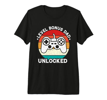 Funny Stepdad Video Game Level Gaming T-Shirt - Graphic Print for Adults - T-Shirt, Sweatshirt, Hoodie